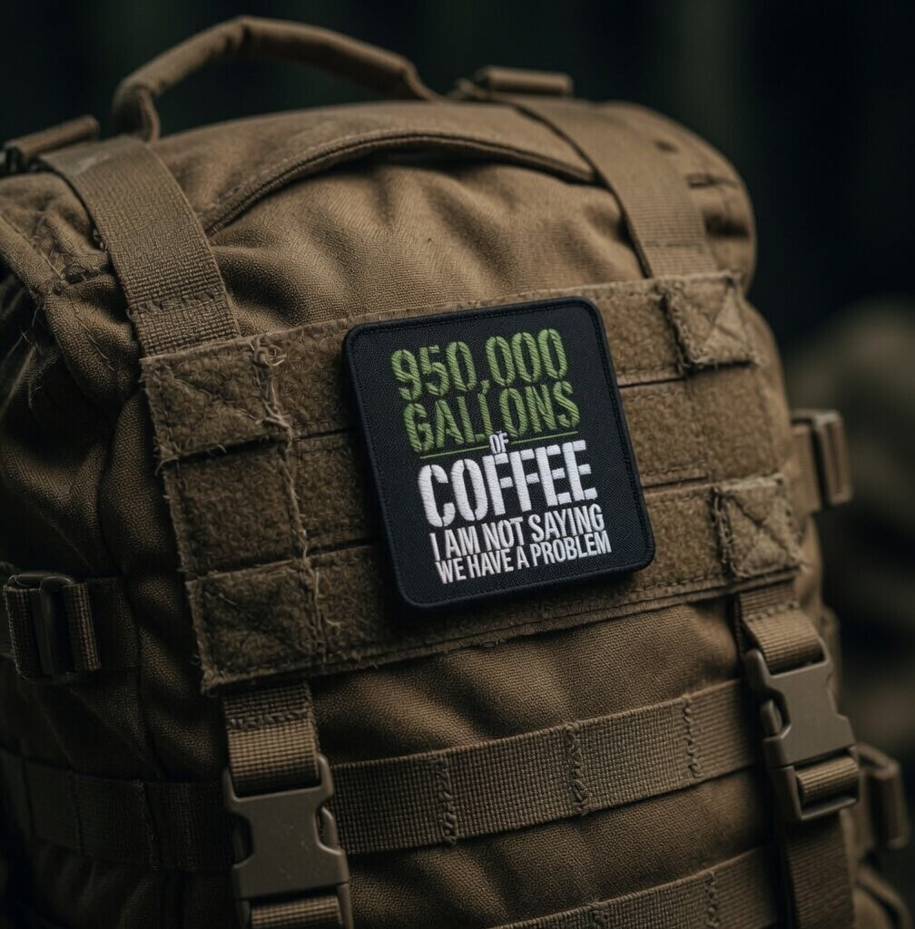 Morale Patch – 950,000 Gallons of Coffee