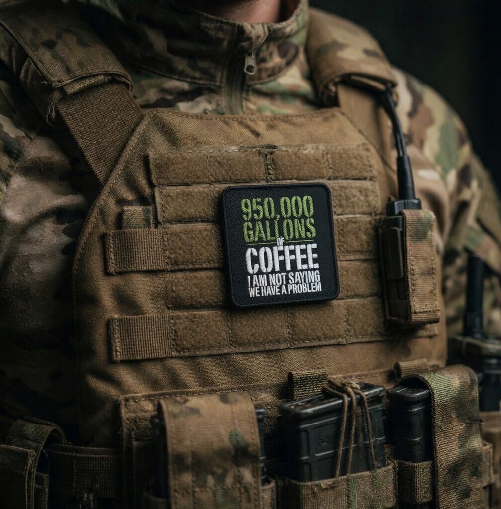 Morale Patch – 950,000 Gallons of Coffee
